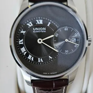 Union Glashütte 1893 Large Second D007.444.16.083.00 41mm Stainless steel Gray