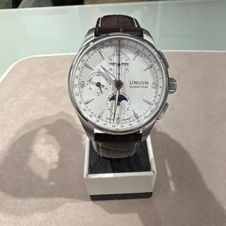 Union Glashütte Belisar Chronograph D014.425.16.017.01 42mm Stainless steel White