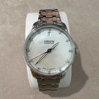 Union Glashütte Seris D013.207.11.116.00 33mm Stainless steel White