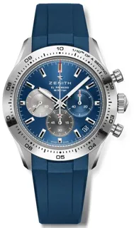 Zenith Chronomaster Sport 03.3114.3600/51.R950 41mm Stainless steel Blue