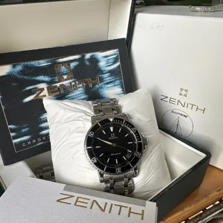 Zenith Elite 02.0470.670 39mm Stainless steel Black