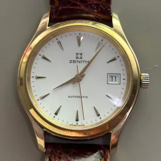 Zenith Elite 27.0100.467 36mm Yellow gold White