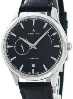 Zenith Elite Power Reserve 03.2122.685/21.C493 40mm Stainless steel Black