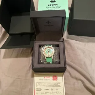 Zodiac Sea Wolf ZO9592 41mm Ceramic Green