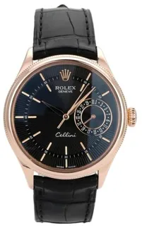 Rolex Cellini Date 50515 39mm Rose gold Black