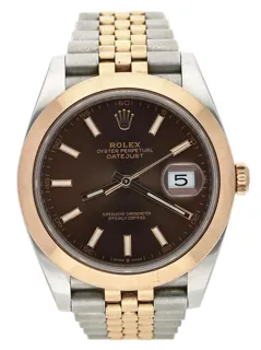 Rolex Datejust 41 12301 41mm Oystersteel Brown