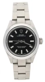 Rolex Oyster Perpetual 28 276200 28mm Stainless steel Black