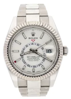 Rolex Sky-Dweller 326934 42mm Oystersteel Silver