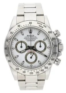 Rolex Daytona 116520 39mm Stainless steel White