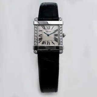 Cartier Tank Chinoise 2685 Platinum Silver