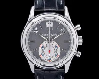 Patek Philippe Annual Calendar Chronograph 5960P-001 Platinum Gray