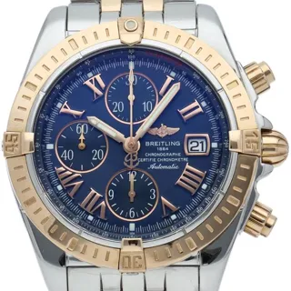 Breitling Chronomat Evolution C13356/C156C10PAC 44mm Rose gold Blue