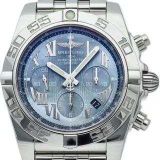 Breitling Chronomat 44 AB0110/A011BMPPA 44mm Stainless steel Blue