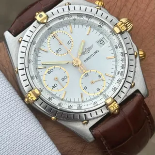 Breitling Chronomat B13047, B13050, B13048 40mm Yellow gold and Stainless steel White