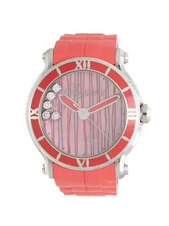 Chopard Happy Sport XL Stainless steel Pink