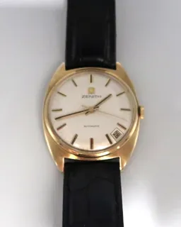 Zenith 35mm 9K Yellow Gold Champagne