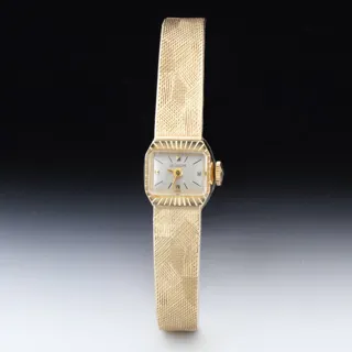 Jaeger-LeCoultre 25mm 14k yellow gold Silver