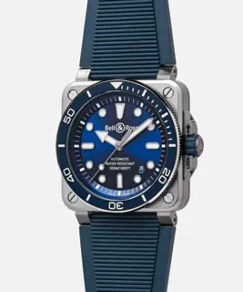 Bell & Ross BR 03 Diver Blue Steel BR03A-D-BLU-ST/SRB 42mm Steel$Ceramic blue