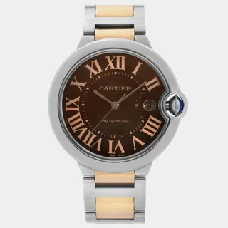 Cartier Ballon Bleu W6920032 Stainless steel and 18k rose gold