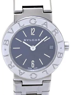 Bulgari Bulgari BB23SSD BB23SS 23mm Stainless steel Black