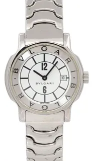 Bulgari Solotempo ST29S 29mm Stainless steel White