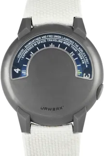 Urwerk UR-102 UR102TI 41mm stainless steel$titanium blue