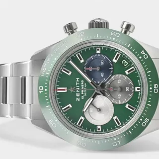 Zenith Chronomaster Sport 03.3119.3600/56.M3100 41mm Stainless steel Green