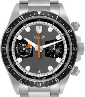 Tudor Heritage Chrono 70330N 42mm Stainless steel Black