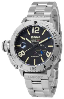 U-Boat Dive Watch 9007/A/MT 46mm Stainless steel Black