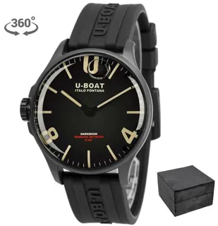 U-Boat 8464/C 44mm Stainless steel Black