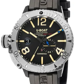 U-Boat Dive Watch 9007/A 46mm Stainless steel Black