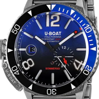 U-Boat Dive Watch 9519/MT 46mm Stainless steel Blue