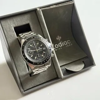 Zodiac 406.32.12 40mm Stainless steel Black