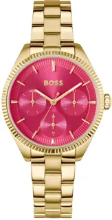 Hugo Boss Sage Sport 1502805 34mm Yellow gold and PVD Red