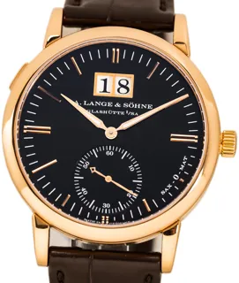 A. Lange & Söhne Langematik 308.031 37mm Rose gold Black