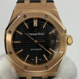 Audemars Piguet Royal Oak Selfwinding 15450OR.OO.D002CR.01 ( OAK  ) 37mm Rose gold Black