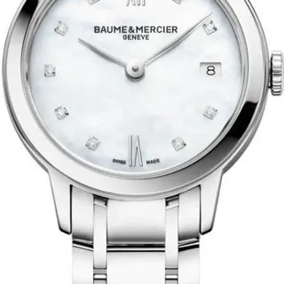 Baume & Mercier Classima M0A10490 27mm Stainless steel White