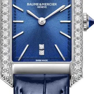 Baume & Mercier Hampton M0A10709 22mm Stainless steel Blue