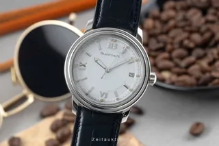 Blancpain 2100 38mm Stainless steel White