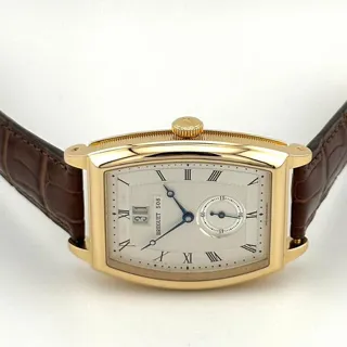 Breguet Héritage 5480BA/12/996 35mm Yellow gold Silver