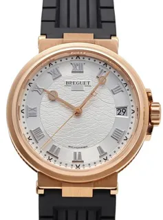 Breguet Marine 5517BR/12/9ZU 40mm Rose gold Silver