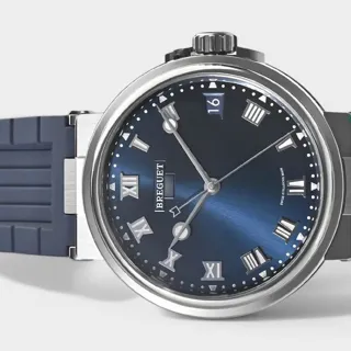 Breguet Marine 5517TI/Y1/5ZU 40mm Titanium Blue