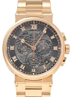 Breguet Marine 5527BR/G3/RW0 42.5mm Rose gold Gray