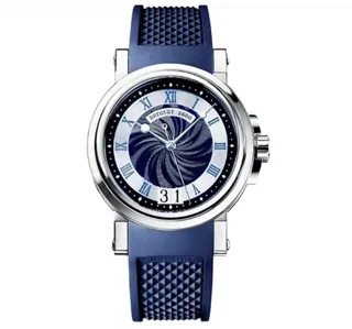 Breguet Marine 5817ST/Y2/5V8 39mm Stainless steel Blue