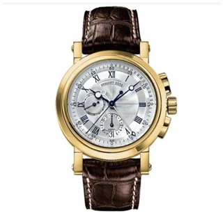 Breguet Marine 5827BA/12/9Z8 42mm Yellow gold Silver