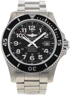 Breitling Superocean II 44 A17392 Stainless steel Black