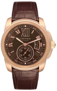 Cartier Calibre de Cartier 42mm Rose gold Brown