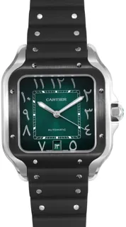 Cartier Santos de Cartier WSSA0055 40mm Steel$ADLC Green