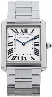 Cartier Tank Solo W5200014 Stainless steel Silver