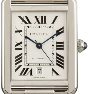 Cartier Tank Solo XL W520028 31mm Stainless steel Silver